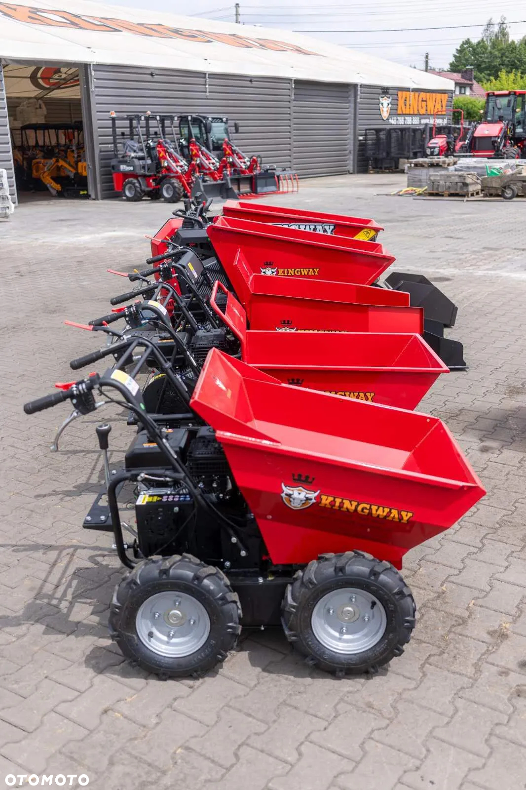 Kingway Taczka spalinowa W300 kołowa - 13
