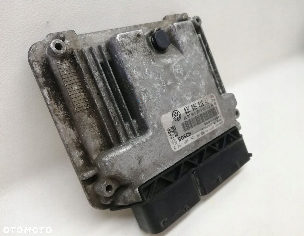 KOMPUTER SILNIKA STEROWNIK VW GOLF V 1.4 TSI 03C906016AJ 0261S05808 - 3