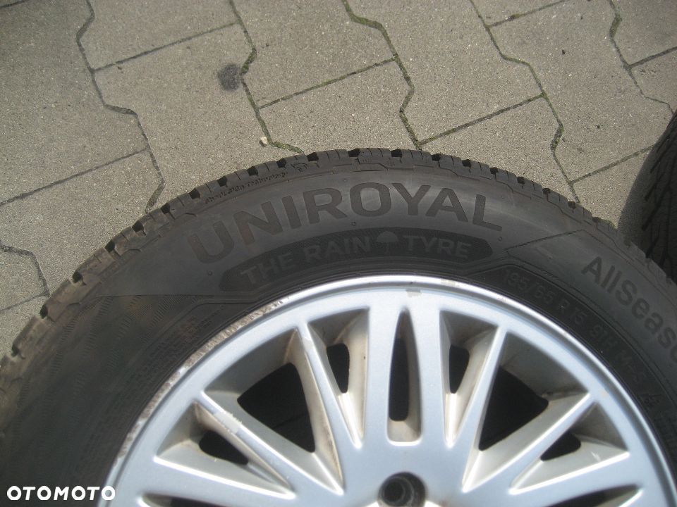 volvo s80 v70 s60 felgi aluminiowe 6,5x15 et43 5x108 30639360 opona 195x65x15 uniroyal - 14