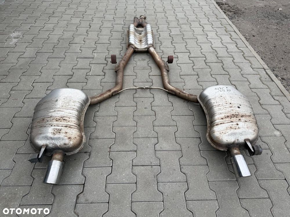 AUDI S8 A8 D3 2.8 FSI BENZYNA WYDECH TŁUMIKI 4E0253611AD 4E0253612AD - 3