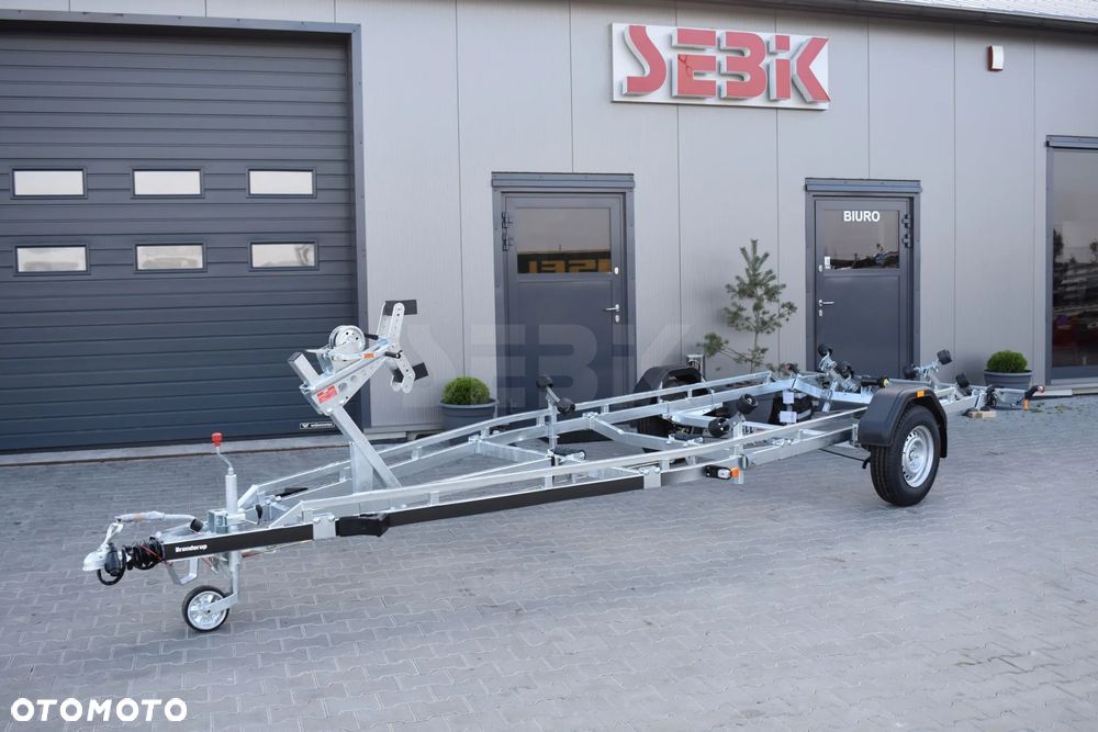 Brenderup Mocna przyczepa podłodziowa 221800B DMC 1800 kg. do łódki 6,5 m. - 2