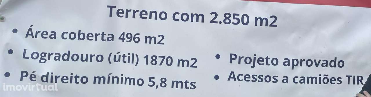 Terreno para construção de 2 Armazéns. - Grande imagem: 2/3