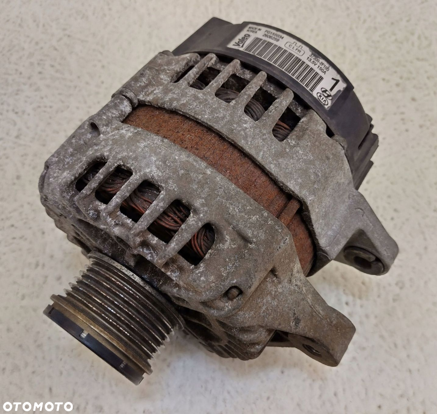 KIA SPORTAGE 3 III 10-15 2.0 CRDI D4HA ALTERNATOR 150A VALEO 37800-2F100 - 2