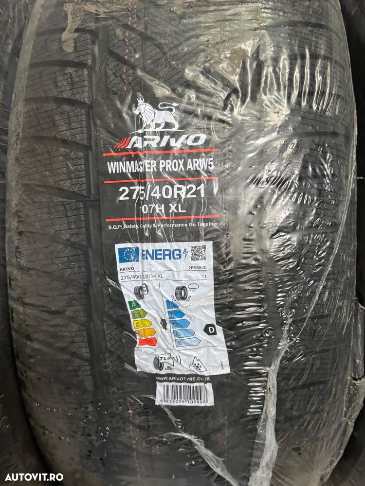 Vând set anvelope 275/40/21-315/35/21 arivo de iarnă noi - 2