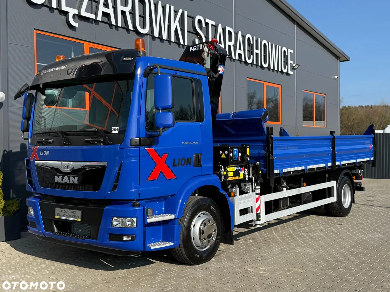 MAN TGM TGL 15.250 / E6 / wywrotka 3-S + HMF żuraw z pilotem / HDS dzwig kran crane kiper kipper - 5