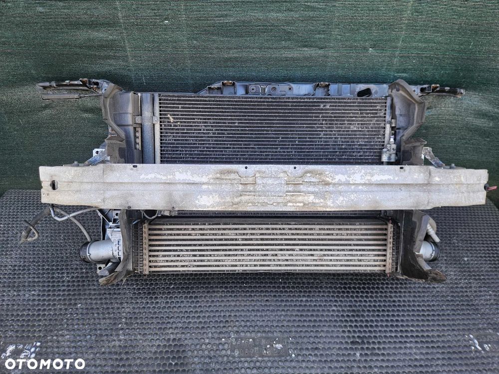 Pas Przedni Wzmocnienie Czołowe Belka Zderzaka Chłodnice Intercooler Wentylator 1.8 2.0 TFSI 2.0 TDI AUDI A4 B8 - 2