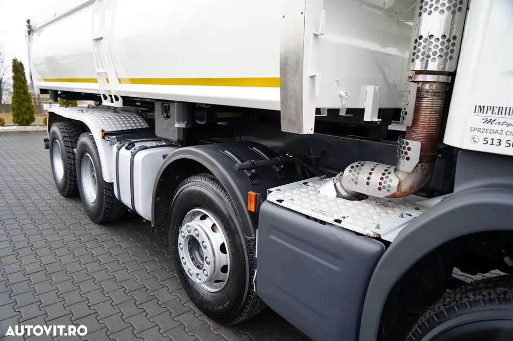 Scania P 410 / 8x4 / BASCULATOR 2 LATERAL / HIDRODOXIE LATERALĂ / BORDMATIC / OPTICRUISE / ANVELOPE 100% / EURO 6 - 20