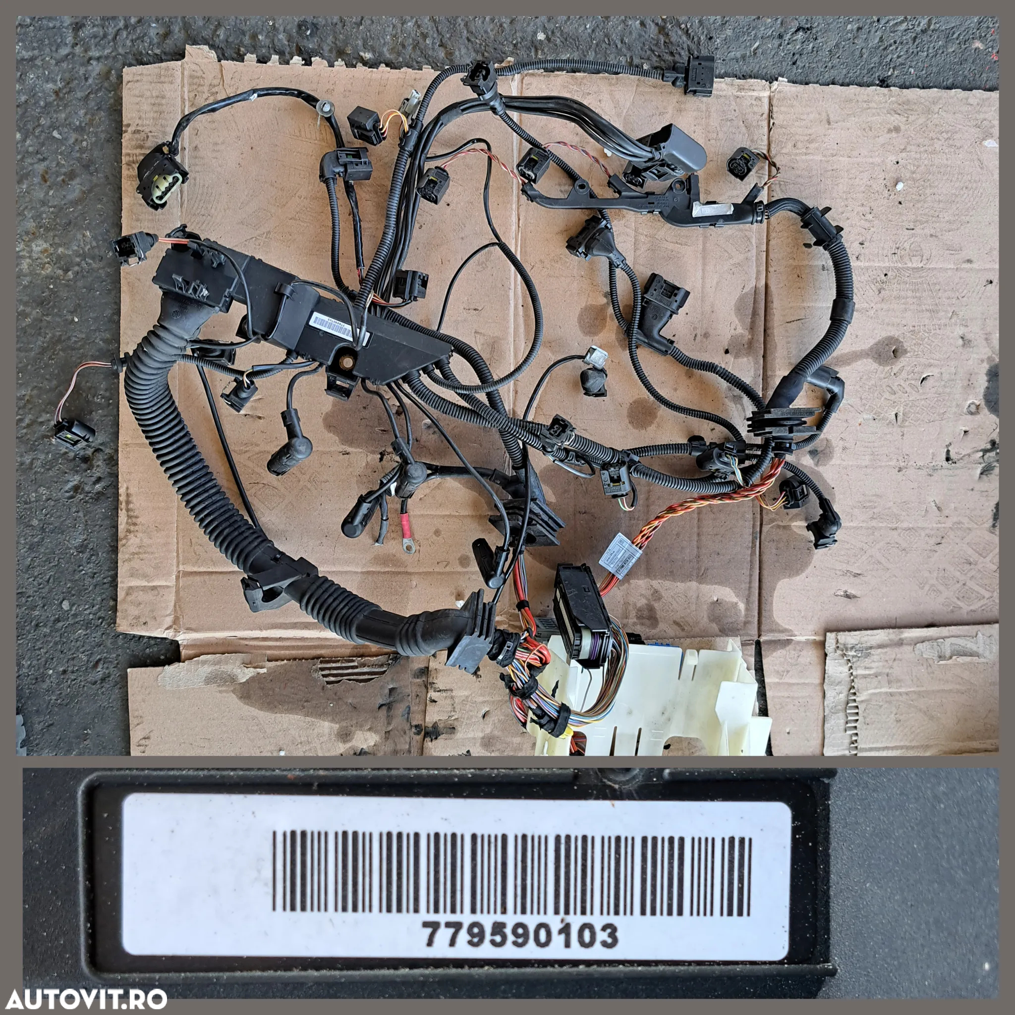 Motor M47 Instalatie electrica motor conducta furtun apa lichid racire cablaj alternator bujii joja ulei suport motor BMW E87 E90 E91 - 2