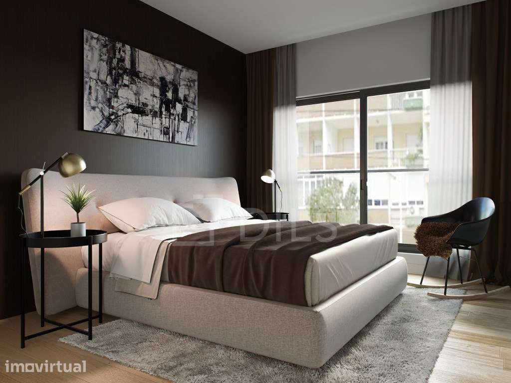 Apartamento T2 com varanda em novo empreendimento em Cacilhas - Grande imagem: 4/34