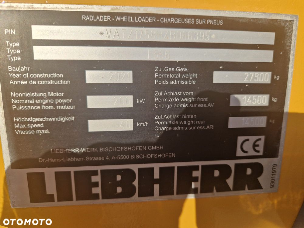 Liebherr L566 Xpower *2021 * Pełen Serwis Liebherr * waga TAMTRON * kamera 360 * - 8