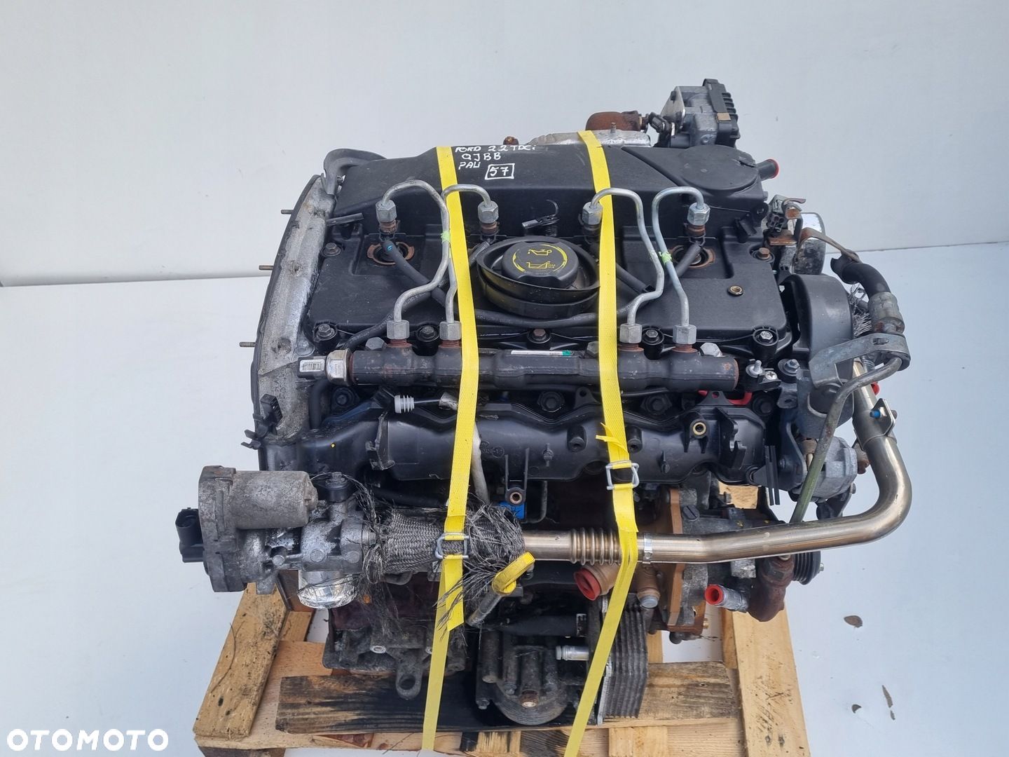 SILNIK KOMPLET Jaguar X-Type X Type 2.2 TDCI 155KM ładnie pracuje QJBA QJBB - 1