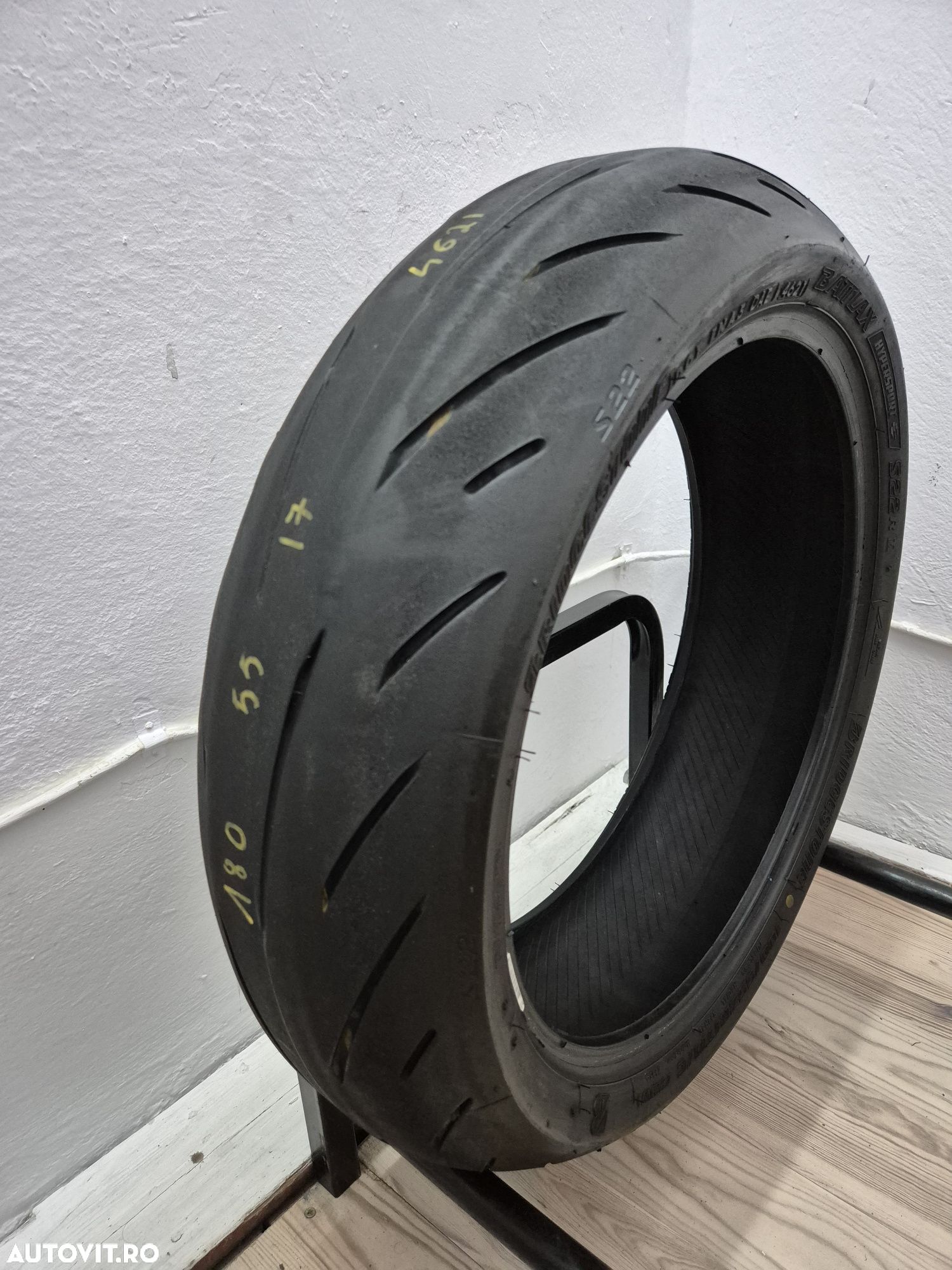 Anvelopa moto 180 55 17 Bridgestone S22 dot 4621 - 1