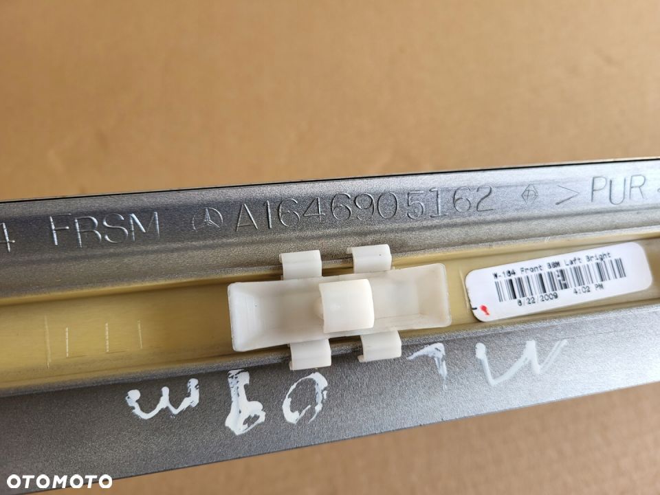 LISTWA DRZWI LEWY PRZÓD MERCEDES W164 A1646905162 - 5