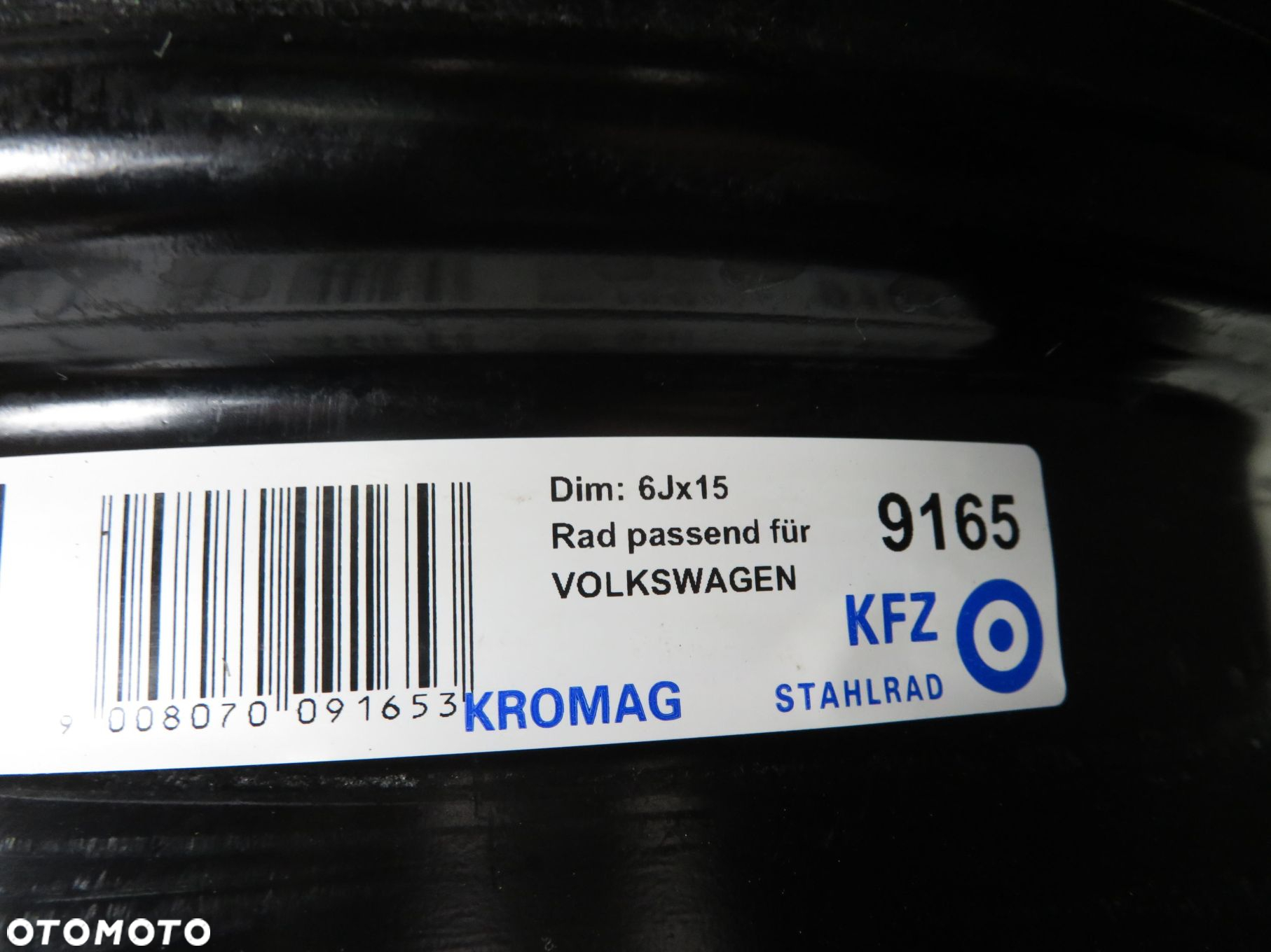Felga stalowa 15'' VW Golf V Audi Skoda Octavia Seat 5x112 ET47 - 3