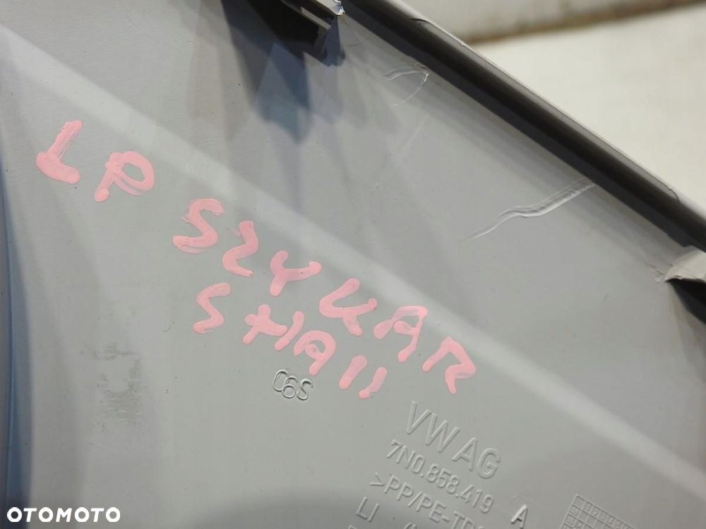 OSŁONA SŁUPKA LEWY PRZÓD VW SHARAN II 7N0858415A - 2