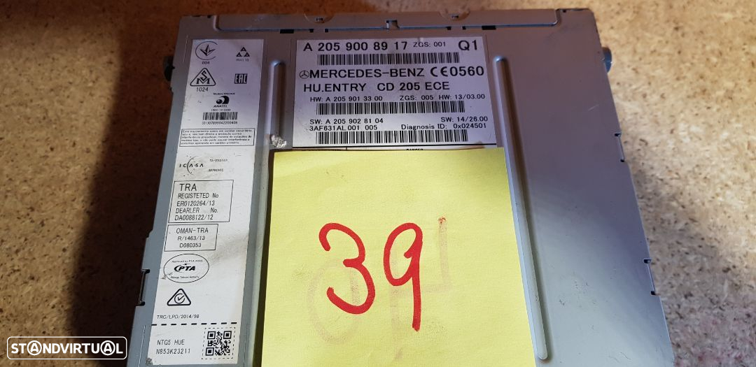 Rádio Navegação GPS Mercedes w205 - 3