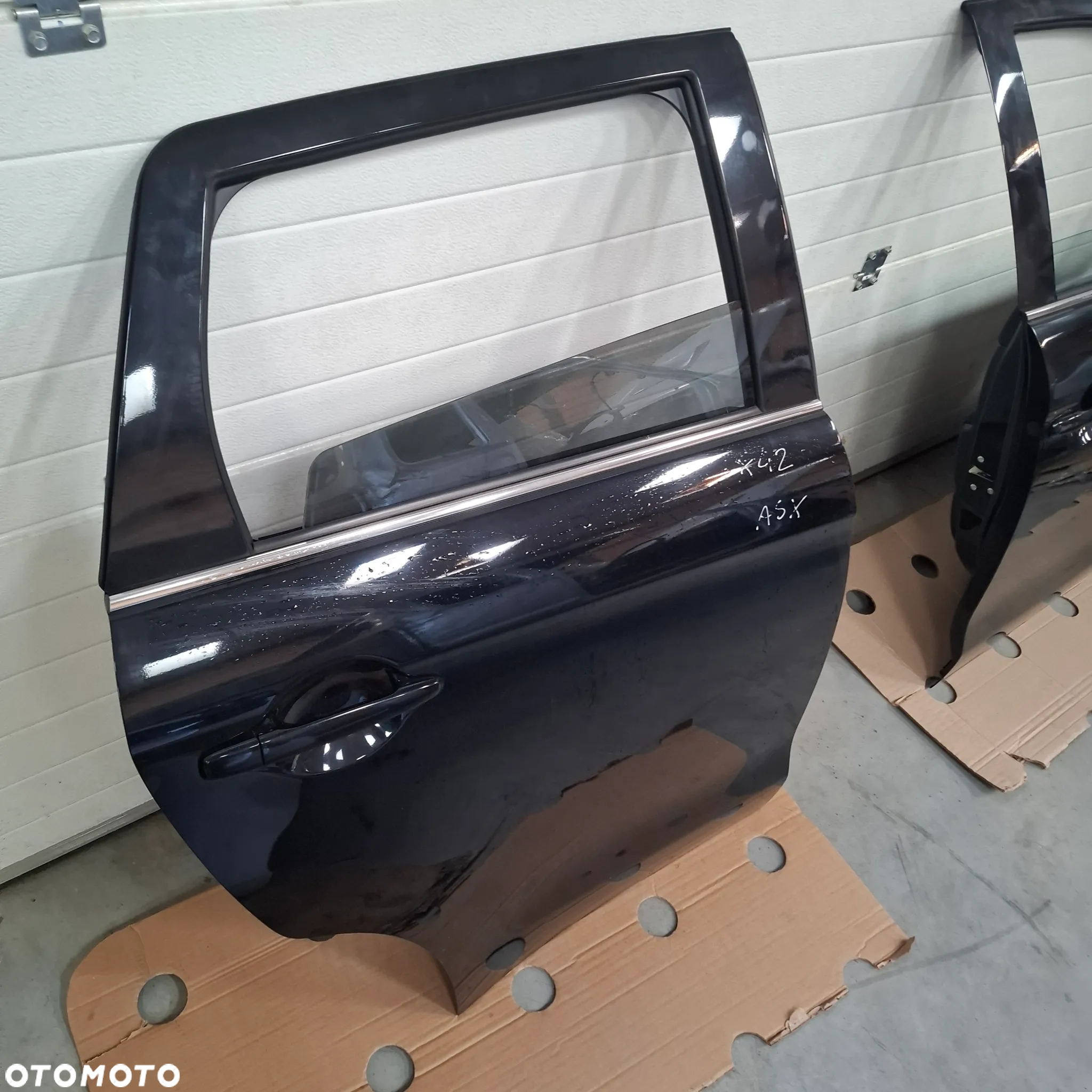 MITSUBISHI ASX 10-21 DRZWI PRAWA STRONA PRZÓD PRAWE TYŁ PRAWE X42 CZARNE - 7