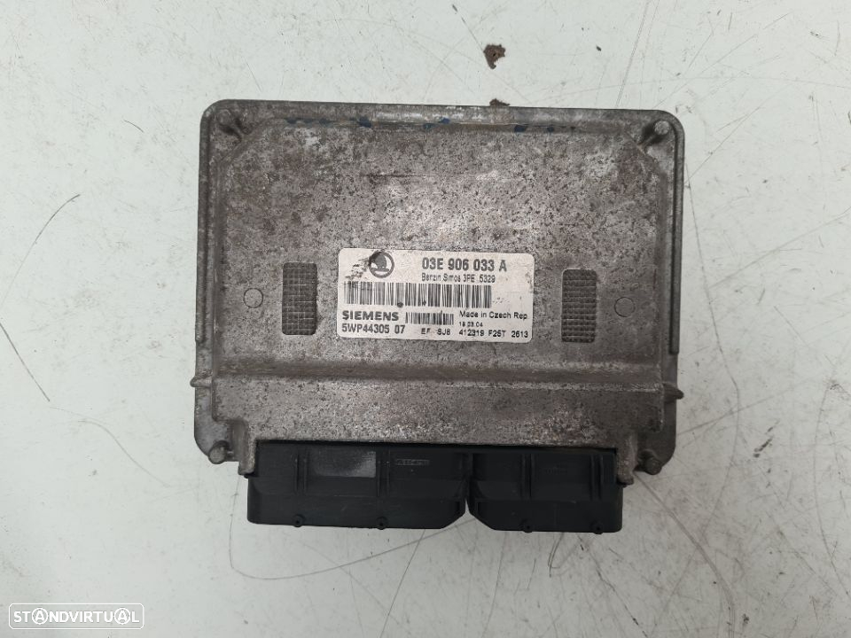 CENTRALINA SIEMENS ORIGINAL 03E906033A 5WP4012007B SKODA FABIA I 1 MK1 6Y2 1.2i 64CV AZQ - 2