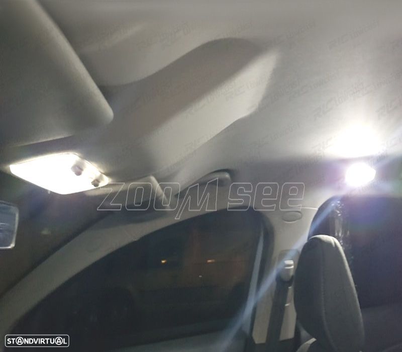 KIT COMPLETO 11 LÂMPADAS LED INTERIOR FIAT CROMA 194 05-11 - 6