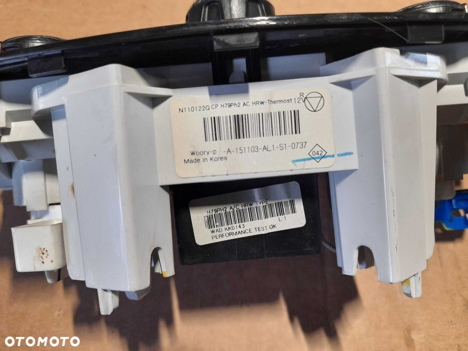 panel nawiewu klimatyzacji dacia duster i lift - 2