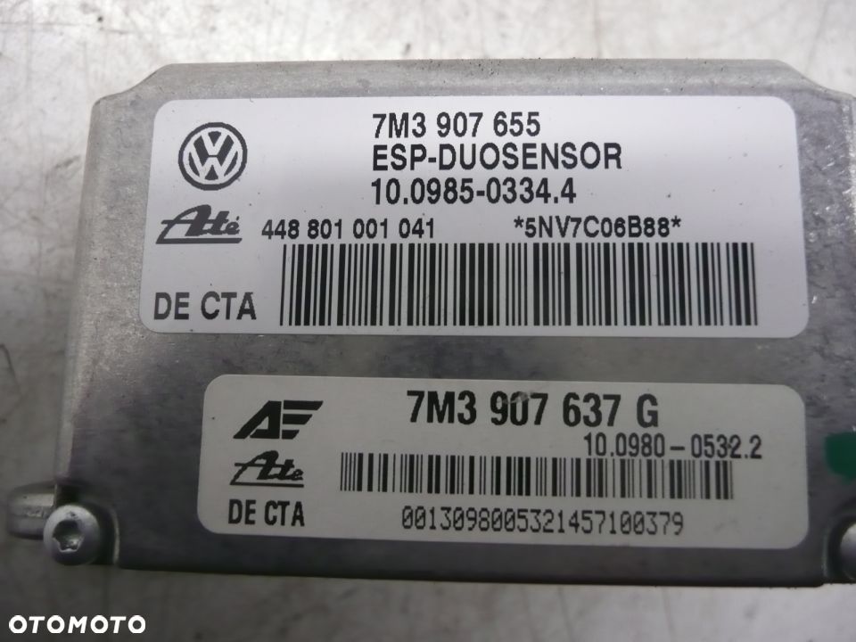 SEAT ALHAMBRA 1.9 TDI LIFT 00-10 MODUL ESP 7M3907637G - 2
