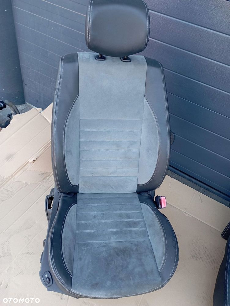 RENAULT LAGUNA III 3 KOMBI FOTELE KOMPLET GRZANE PÓŁSKÓRA EUROPA - 2