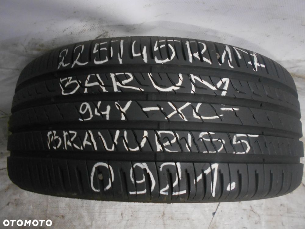 OPONA POJEDYNKA 225/45R17 BARUM BRAVURIS 5 HM XL DOT 0921 8MM - 1