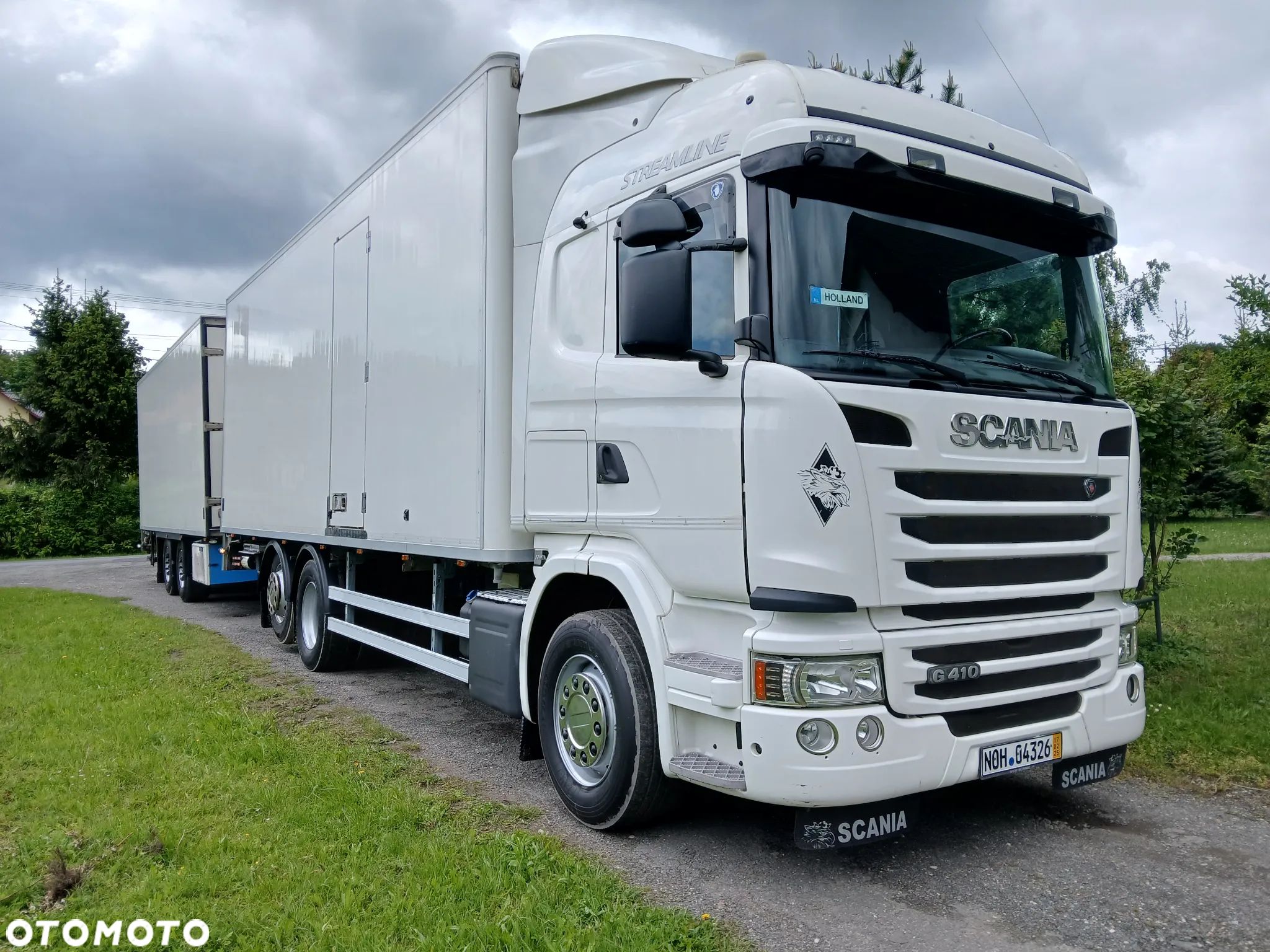 Scania R410 R450 6X2 BEZ EGR  ZABUDOWA CHLODNIA CHEREAU 19 PALETOŚ SKRETNA SPROWADZONY ZESTAW TANDEM PRZEJAZDOWY - 1