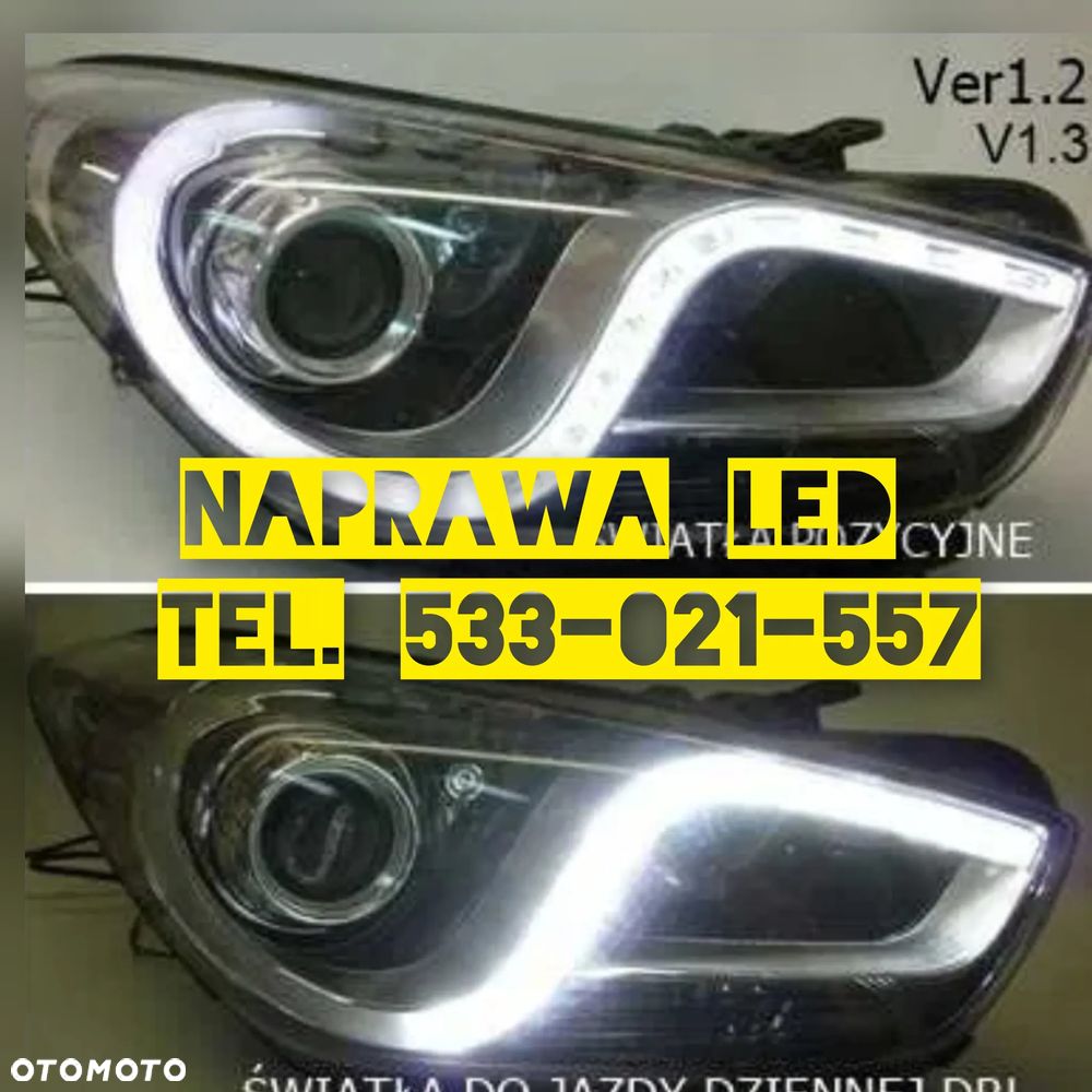 Reflektor Ful Led Dacia Renault Audi Bmw Volvo Mercedes Regeneracja Naprawa LED Konwersja Przeróbka USA UK - 28