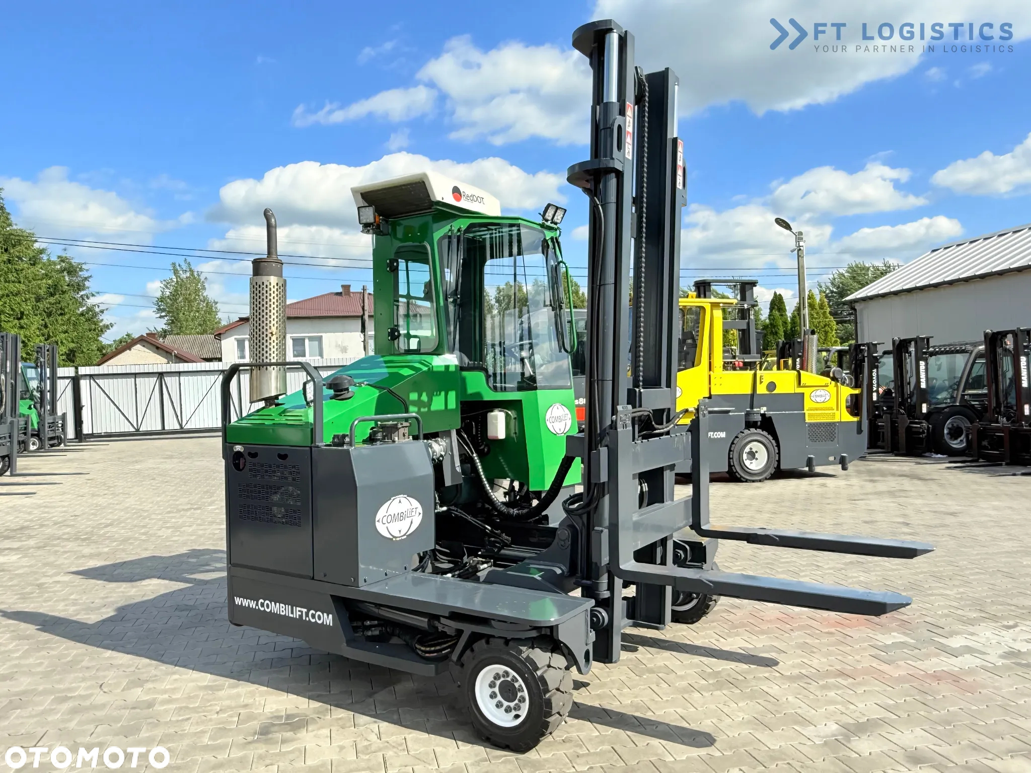Combilift C3500 / DUPLEX 4100MM / GAS / WYSUWNE WIDŁY / KABINA / OGRZEWANIA + KLIMATYZACJA / JAK NOWY - 18