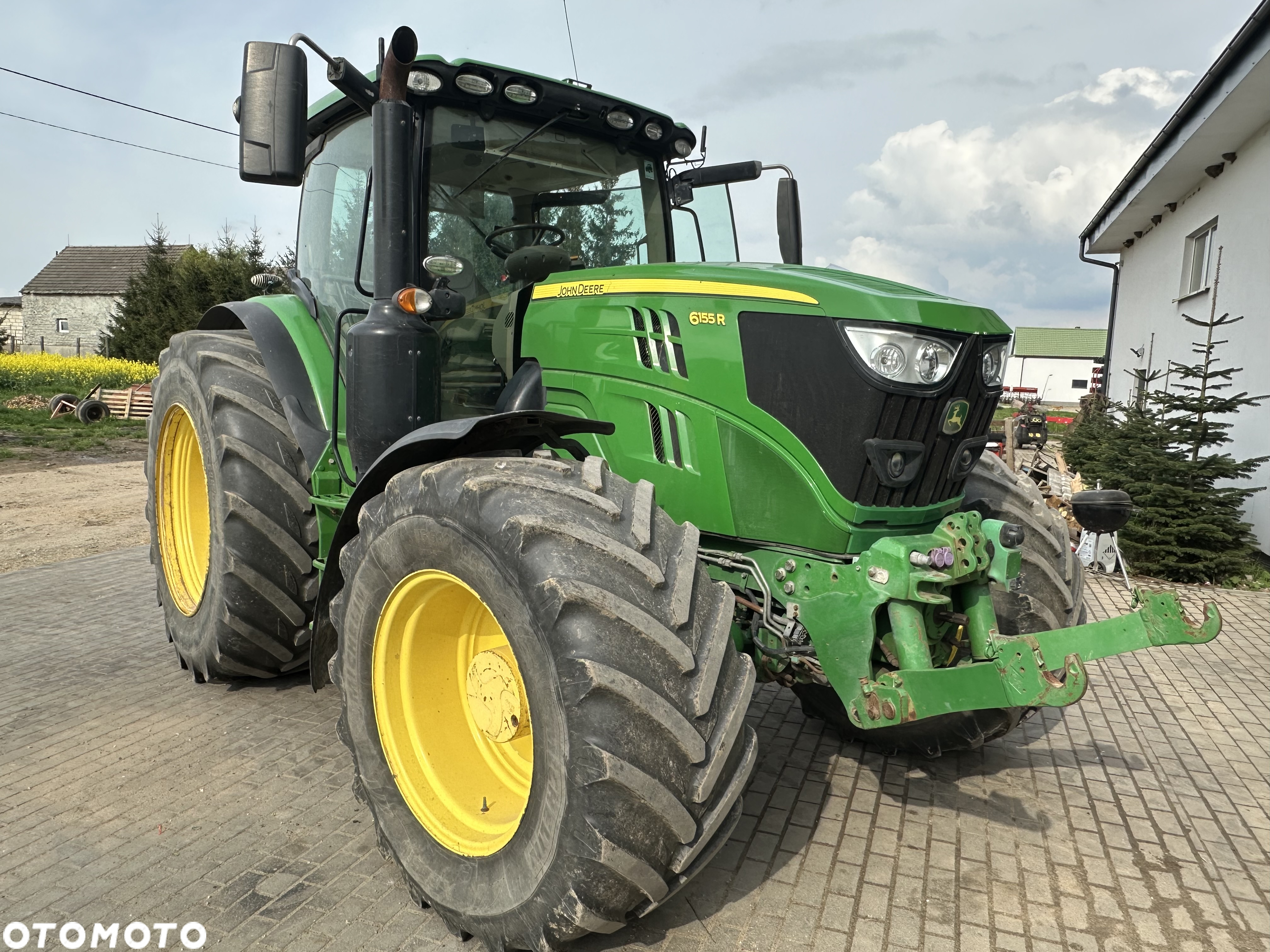 John Deere 6155r GPS aktywacja antena - 2
