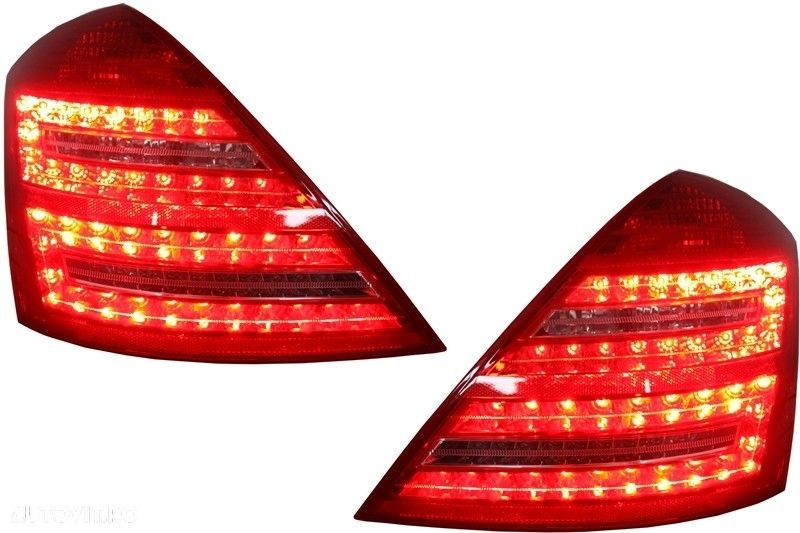 Stopuri LED Facelift compatibil cu Mercedes S-Class W221 (2005-2012) - 3