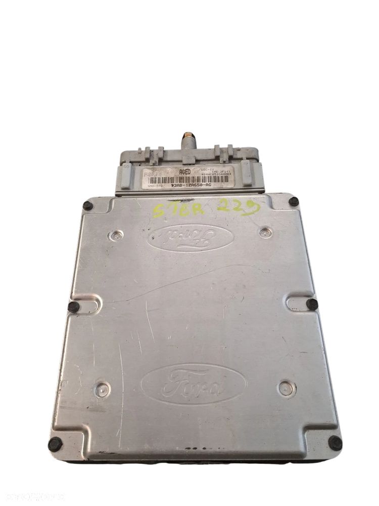 Sterownik KOMPUTER SILNIKA ECU FORD ESCORT 93AB12A650AC - 1