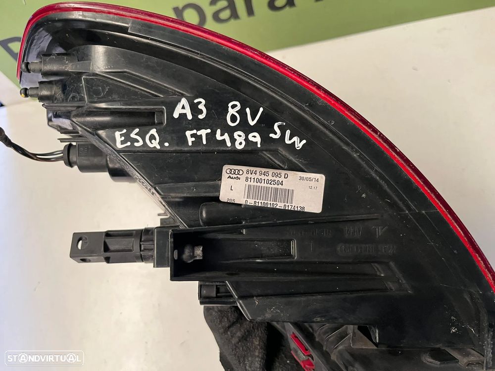 Audi A3 8V Sportback FAROLIM DIREITO/ ESQUERDO - FT489 - 11