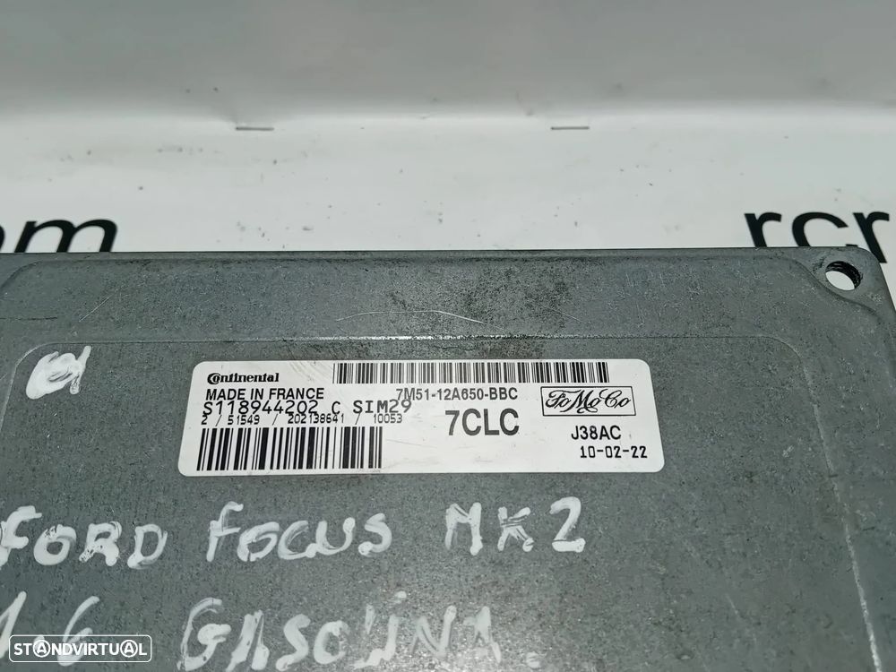 Centralina Continental Original Ford 7M51-12A650-BBC S118944202 - 2