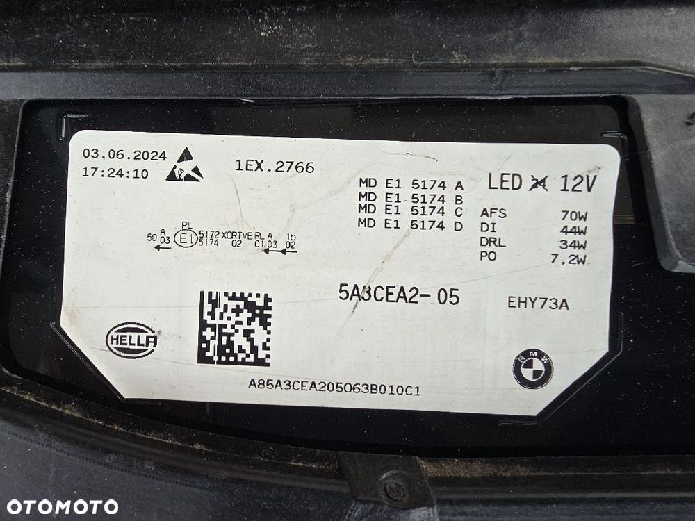 BMW IX Lampy przód Full Led Laser 5A3CEA1-04 5A3CEA2-05 2022-2024 - 16