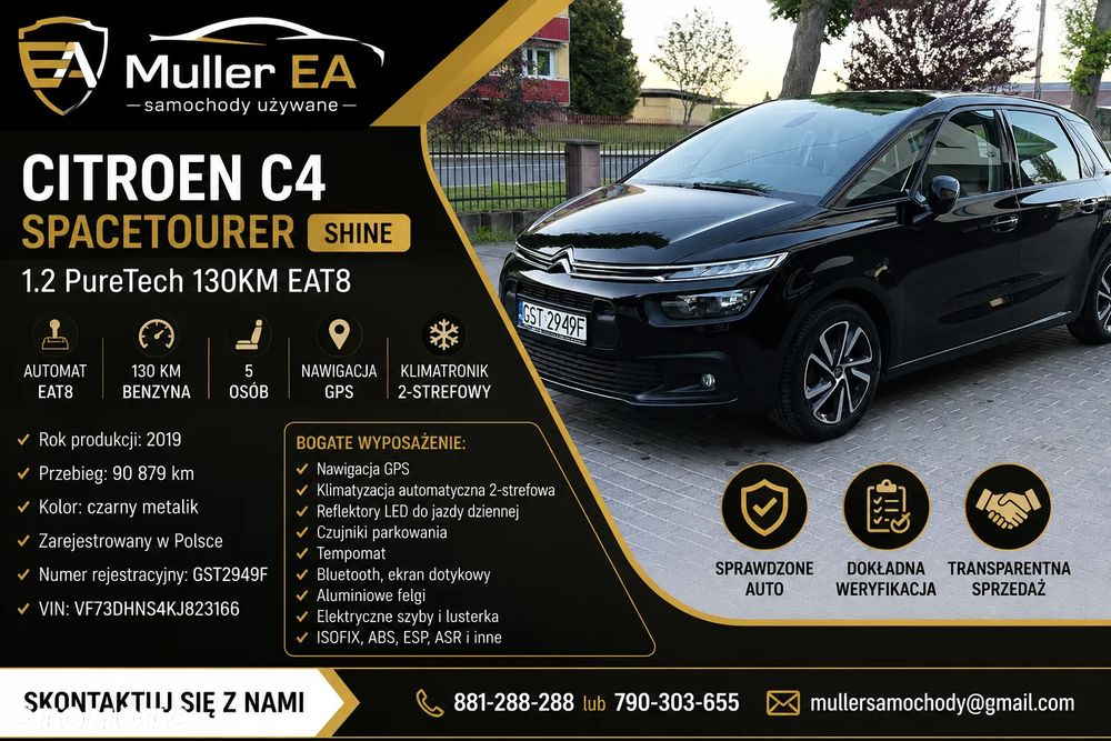 Citroën C4 SpaceTourer Grand PureTech 130 Stop&Start EAT8 FEEL - 1