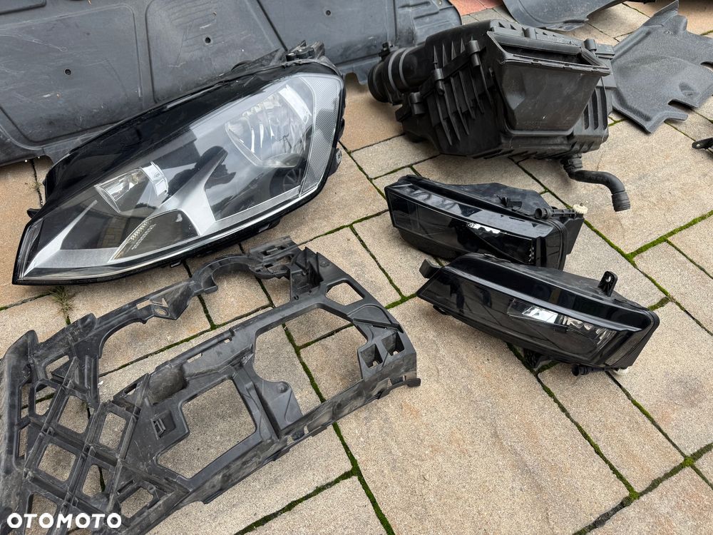 Części golf 7 lampy nadkola ślizgi wzmocnienia osłony wygłuszenie klakson zamek przewody wiązki zbiornik - 5