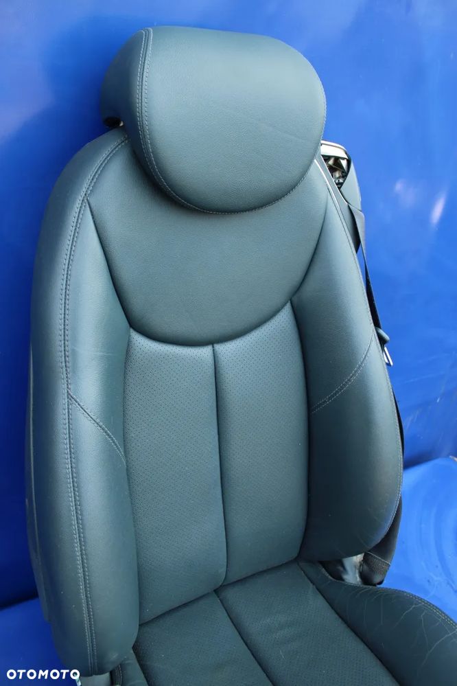 Fotel + pas lewy kierowcy niebieski OE Mercedes SL R230 W230 - 8