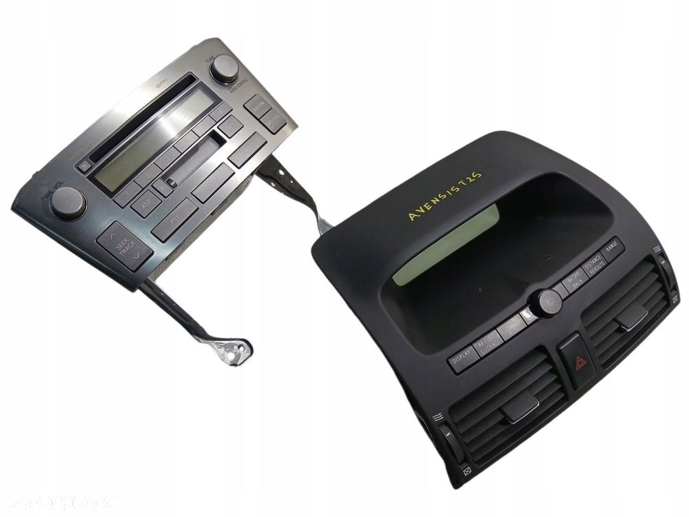 radio cd kaseta wyświetlacz toyota avensis t25 86120-05080 - 2