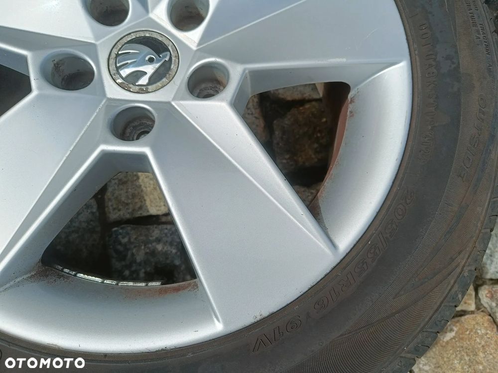 Felgi Aluminiowe 16 Skoda Octavia 3 5x112 ET46 5E0601025H Koła VW Seat Audi 6,5Jx16H2 - 22