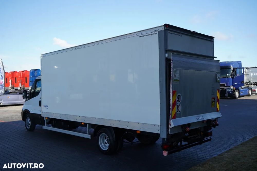 Iveco DAILY 50-180 / CONTAINER 5.5 M / HI-MATIC / ELEVATOR 750 KG / DUBLU / CAMERĂ VEDERE SPATE / GVWR: 5.200 KG / 2019 / IMPORTAT - 5