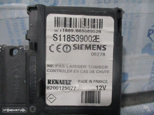 Centralina 8200601334  8200631560  8200606831  8200455424G  8200125077  RENAULT GRAND SCENIC 2 FASE 2 2007 1.9DCI 130CV 5P CINZA ORIGINAL - 15