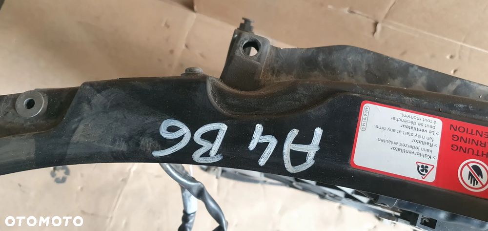 Pas przedni wzmocnienie wentylatory Audi A4 B6 2.0 FSI - 10