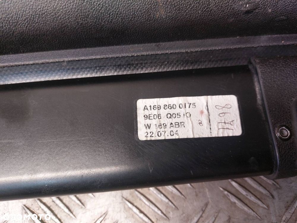 ROLETA BAGAŻNIKA MERCEDES-BENZ W169 A200 A1698600175 - 3
