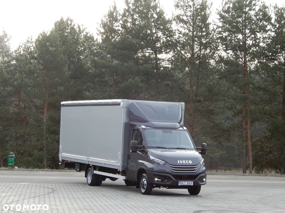 Iveco DAILY 50C18 Hi-Matic Firana Obustronna + Dach Suwany Skrzynia 6310 mm 12 Euro Palet Rozstaw Osi 4750 mm WZMACNIANY Full Opcja Wyposażenia GWARANCJA FABRYCZNA Stan Jak Nowy Gotowy Dostępny POLECAM - 2