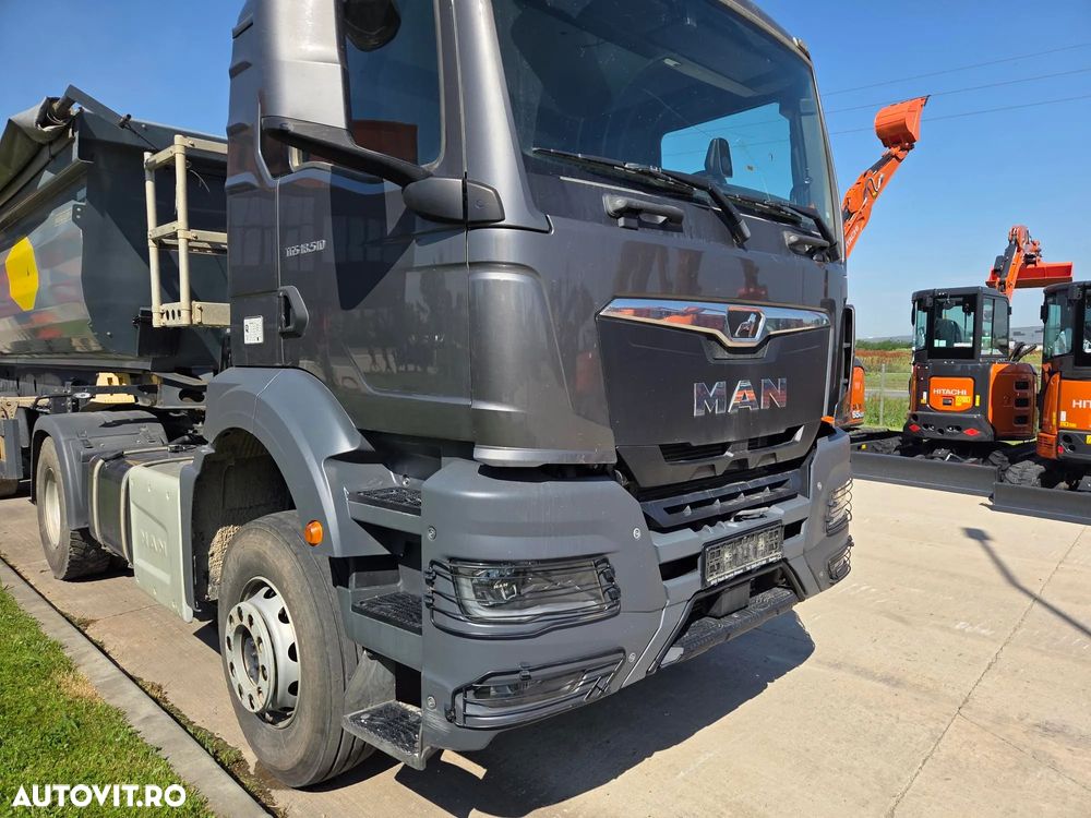MAN TGS 18.510 4x2, 2023, 130.117km, kit BASCULARE, anv 80% ok, cutie AUTOMATA, bara metalica, posibilitate leasing 4 ani, Pret AUTOTRACTOR 63.900 EUR+Tva si pret ANSAMBLU cu MEILLER 2023, 28mc-89.900 EUR+Tva - 37