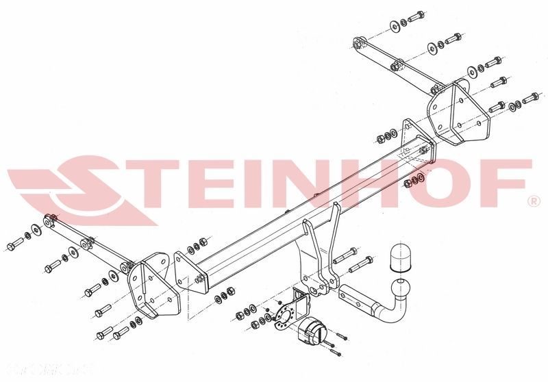 Hak holowniczy + MODUŁ 7PIN do Subaru Outback (BS) od 2015 - 2