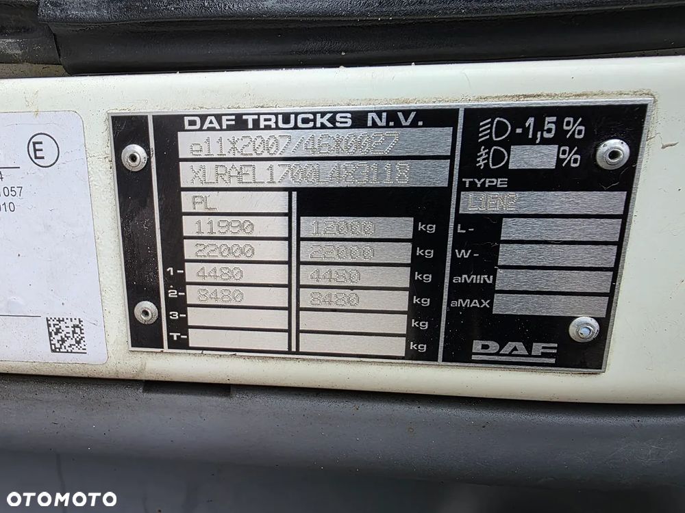 DAF LF 12/260 ZESTAW TANDEM  PRZEJAZDOWY 120m2 SALON PL. - 15