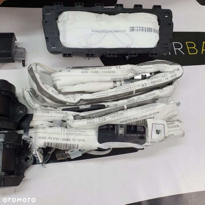 BMW G30 G31 DESKA ROZDZIELCZA KONSOLA KOKPIT PULPIT PODUSZKI AIRBAG AIR BAG PASY KIT SET - 11